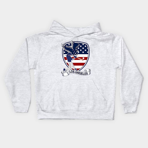 LOS ANGELES SPORTS | 2 SIDED Kids Hoodie by VISUALUV